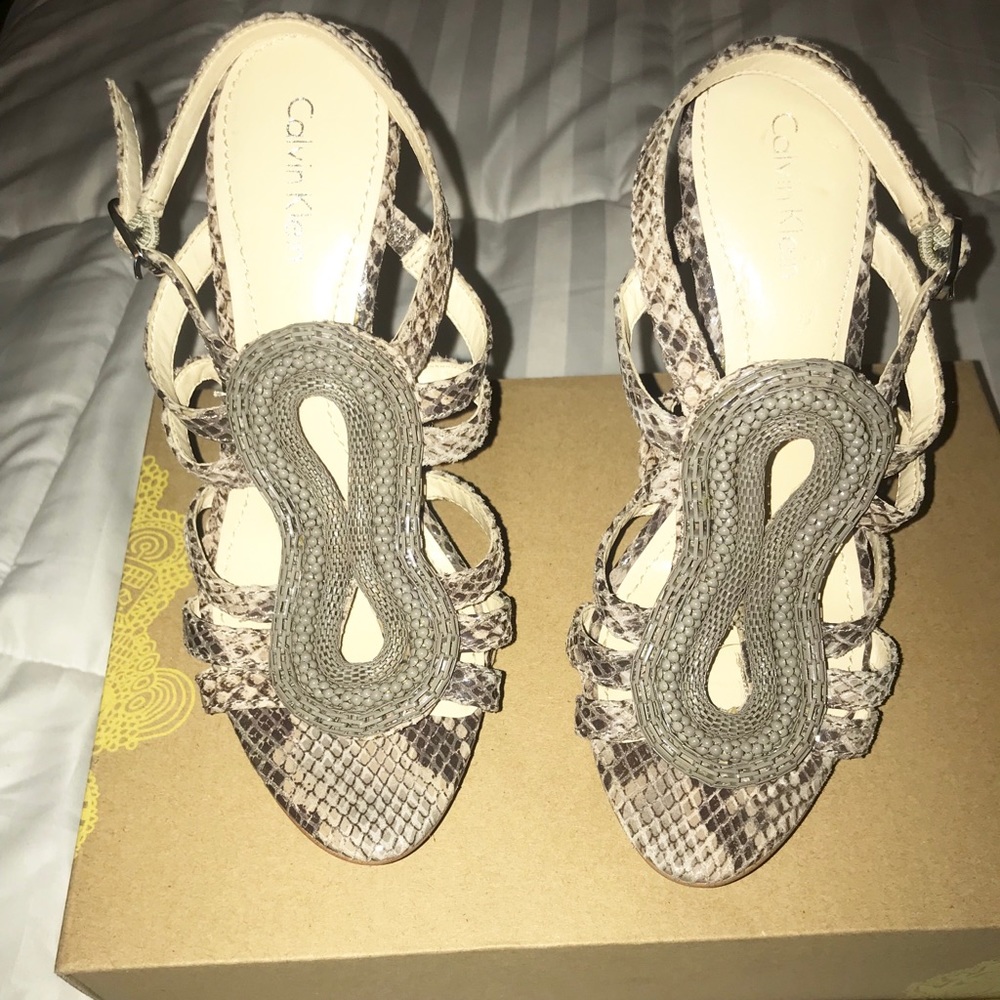 Calvin Klein heels/sandals size 5.5